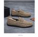 NEW Round-toed Loafers For Men,, Bean Shoes For Lazy Men, One-foot Soft Soles For Driving Men_vogvips.com