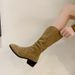 Pleated Slouch For Women 2023 New Spring And Autumn Thick Heel Over-the-Knee High Long Riding Boots_vogvips.com