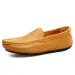 2026 Summer Men Casual Luxury Brand Genuine Leather Mens Loafers Moccasins Hollow Out Breathable Slip On Driving Shoes_vogvips.com