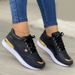 Platform Women Sneakers New Fashion Lace Up Ladies Casual Flats Outdoor Running Walking Shoes Comfortable Female_vogvips.com