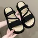 Slippers Women Wearing Outside Summer 2026 New Fashionable Thick Straight Trailer For Outdoor Use Non Slip Soft Bottom_vogvips.com