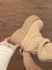 Slimming~ Two-Way Wear Foldable Thick-Soled For Women Elastic Slim Knitted Sock 2025 New Long Boots_vogvips.com