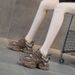 Dad Sneakers For Women 2025 New Air Cushion Thick Sole Height Increasing Sports Casual Women's Functional Dance Shoes_vogvips.com