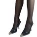 Pointed Black Patent Leather Cloed Toe Sandal Women' Single Shoe Thin Heel Park Chae Young Roe Same Style High_vogvips.com