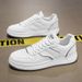 Men's Spring 2025 New Breathable White Men's Trendy Versatile Sports Casual Board Shoes Men_vogvips.com