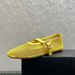 25 In Stock: Pairs Of French-style Hollowed-out Ballet For Women, Summer Outdoor Wear, With A Single Buckle Strap, Stock: Women, Wear, Strap,_vogvips.com