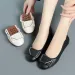 AIYUQI Beanie Spring Flat Women Casual Genuine Leather Large Size Soft-soled Mom Shoes_vogvips.com