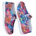 Floral Print Slip-On Casual Shoes For Women - Breathable Canvas Low-Top Sneakers With Elastic Band, Lightweight Comfort For Spring Summer Fall"_vogvips.com