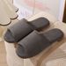 Japanese Style Open-Toe Four Seasons Soft Sole Non-Slip Silent Couple Indoor Wooden Floor Quiet Slippers_vogvips.com