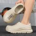Men's Slip on Summer Sandals Easy Wear Beach Shoes Comfortable Waterproof Non-Slip Driving And Chef Suitable_vogvips.com