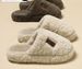 Hairy Cotton Slippers For Women, Autumn And Winter New Styles For Home Furnishings, Thick Soled Warm And Luxurious Slippers For Men_vogvips.com