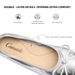 Cameido 2025 New - Style Soft Genuine Sheepskin Ballet Shoes For Women. These Shoes Feature Bows, Low - Cut Openings, Flat Soles,_vogvips.com