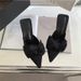 Spring And Autumn 26 New Style Bag Head Slippers - Women's Pointed Toe Half Slippers_vogvips.com