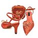 Women's pointe shoe bag Simple rhinestone embellishments with fine ankle chain buckle for daily work or dinner wear_vogvips.com