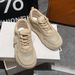 Women's Summer Style White Sneakers For Women - Breathable Mesh Slip-On Shoes (Lightweight & Comfortable, Casual Streetwear)_vogvips.com