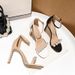 2025 New Women's Shoes One-Strap Chunky Sandals Summer Pearl High Heel Plastic Transparent Strap Slippers_vogvips.com