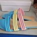 2025 Summer European And American Square-Toed Flat Woven Hollow-Out Women's Large Size Color-Block Outdoor Beach Sandals_vogvips.com