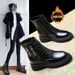 European Warm Series White Martin 2025 Autumn New Single Winter Fleece Cotton British Style Short Boots For Women Flat_vogvips.com