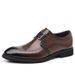 New Business Dress Leather, High-end Wedding 2026 Genuine Leather Commuting Single Shoes, Men's British Casual Shoes_vogvips.com