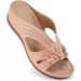 Foreign Trade European And American Large Size Retro Floral Wedge 2025 New Casual Beach Peep-Toe Slide Sandals_vogvips.com