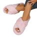 2025 Autumn New Cross-Strap Flat Cotton Slippers For Women, Large Size Casual Indoor Furry Slippers_vogvips.com
