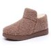 Cotton Shoes For Outdoor Wear, Furry Cross-Border Snow B, Thickened And Warm Winter Shoes, Home Women's Short_vogvips.com