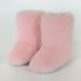 Women's Fur Boots, Warm Shoes, Imitation Fox Midsole, Imitation Raccoon Fur Grass, Winter Snow Boots_vogvips.com