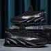 Men's Summer Hollow Breathable Deodorant Thin Mesh Men's Casual Sports Lightweight Shock-absorbing Running Shoes_vogvips.com