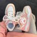 Cute Cat Claw Bread Shoes Women New Fashion Sports All Match Thick Bottom Shoes Casual White Shoes_vogvips.com