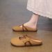 Ladies Casual Sports Bag Head Shoes Cool Slippers Summer Outdoor Fashion Beach Shoes_vogvips.com