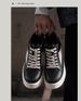 Tooling Men's Shoes Board Shoes Niche Design Platform Round Head Leather Shoes Retro Splicing Casual Shoes_vogvips.com