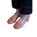 Lancui~ Girl's Style Chunky Heel Mary Jane For Women 2025 Spring Summer New One-Strap Bowknot Shallow Mouth Single Shoes_vogvips.com