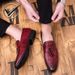 2023 British Style Men's Pointed Nightclub Hairstylist Personality Trendy Breathable Slip-On Small Leather Shoes_vogvips.com