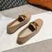 Flat 2025 New Spring Summer Versatile Soft Sole Loafers Platform Slip-On Single Shoes For Women_vogvips.com