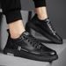 Men's shoes Men's fashion shoes Men's casual sneakers men's microfiber leather men's shoes_vogvips.com