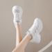 Ins Korean Version New Dad For Women 2025 Summer Student Sports Running Breathable Casual Shoes With A Height Increase_vogvips.com