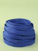 Polyester Plain Weave White Shoelaces Colorful Flat White Sneaker Laces_vogvips.com