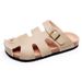 Women's And Men's Breathable Slip-On Sandals With Hollow-Out Design Soft EVA Sole Comfortable Casual Shoes For Beach Walking Daily Wear_vogvips.com