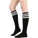 RMSWEETYIL Striped For Women Kawaii Cute Sexy Goth Lolita Long Tall Knee High Sport Athletic Knit Socks_vogvips.com