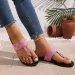 2026 Summer New Women's Flat Toe Sandals Style Featured Patterns_vogvips.com