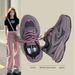 Durable Women's Dad 2024 New Model Spring And Autumn Breathable Lightweight Sneakers Thick-soled With A High-end Feel_vogvips.com