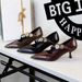 6093-K92 European And American Fashion Party Heels Stiletto Shallow Mouth Pointed Toe Metal Single Strap High Heel Pumps_vogvips.com
