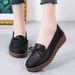 Women's 2024 New Model Flat Versatile Non-Slip Soft Sole Maternity Loafers Shallow Slip-On Shoes For Women And Mothers_vogvips.com