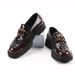Euro Step Business Men Formal Casual Loafers Men's Handmade Woven Upper Genuine Low-top Breathable Leather Shoes_vogvips.com