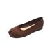 Shallow Single Shoes Women's Flat-bottomed French Temperament Split-toed Shoes One Pedal Retro Pig's Trotters Shoes_vogvips.com