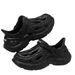 Driving Hole Shoes Non-Slip 2024 New Summer Odor-Resistant Beach Slippers Driver's Special Sandals Men's Outdoor Wear_vogvips.com