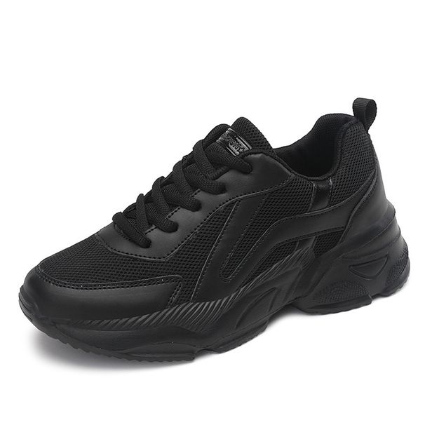 Dad Sneakers Spring And Autumn Breathable Thick-Soled Sports Women's Mesh Casual Soft-Soled Travel Lightweight Running_vogvips.com