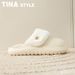 Removable Washable Women Winter Indoor Home Non-Slip Waterproof Warm Thick Sole Household Plush Cotton Slippers For Men_vogvips.com