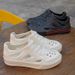Men's Women's Fashionable Water Shoes Casual Two-Way Beach And Garden Platform Clogs Outdoor Wear Driving Shoes_vogvips.com