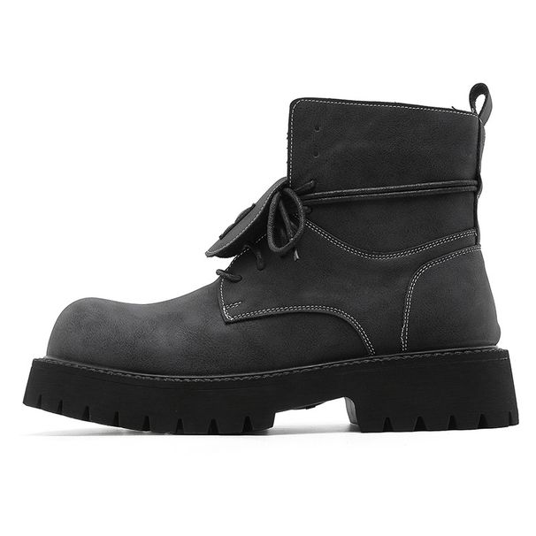 Martin Boots 2025 Fall/Winter New Arrival Men's Thick-Sole Height-Boosting Versatile Boots_vogvips.com